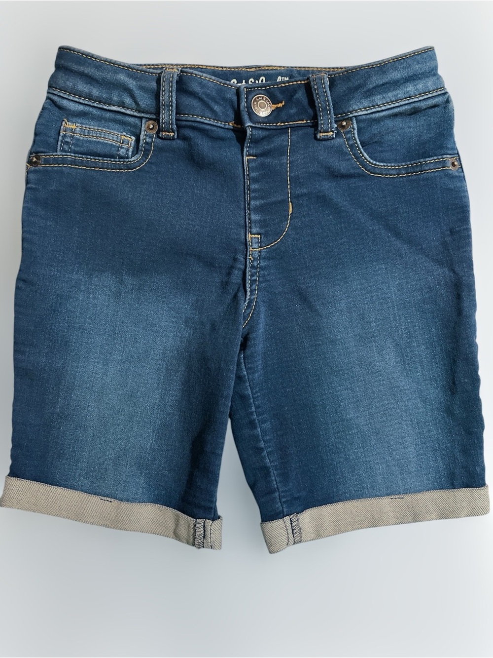 2 - Cat & Jack SO Stretch Denim Shorts 8 - Picture 2 of 6